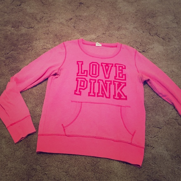 Victoria's Secret PINK "Love Pink" Sweatshirt - M