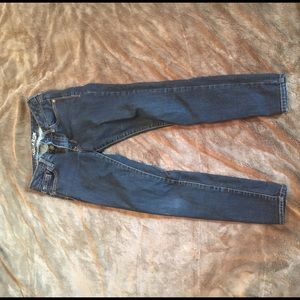 Old navy dark rinse rockstar size 8