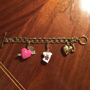 Juicy Couture Charm Bracelet and Charms Bundle!