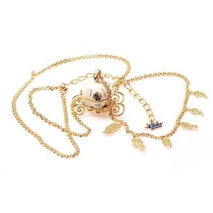 Disney Couture Cinderella carriage necklace