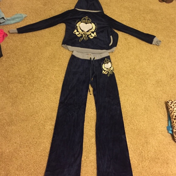 Juicy couture warm up suit size small
