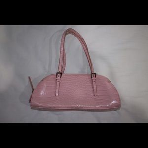 Michele Bohbot baby pink handbag