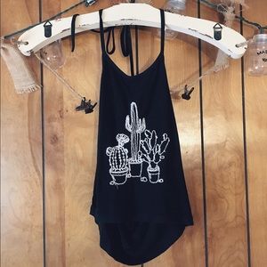 Cactus Halter Top