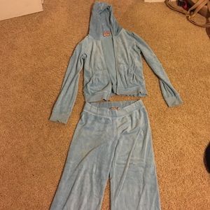 Juicy couture sweat suit size 14 in kids