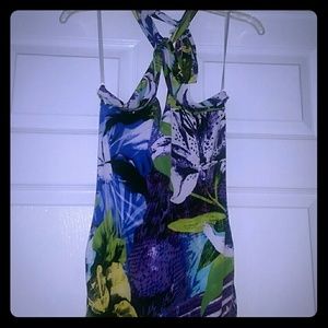 2B Bebe Floral Halter Top