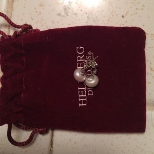 Pearl and Sapphire earrings