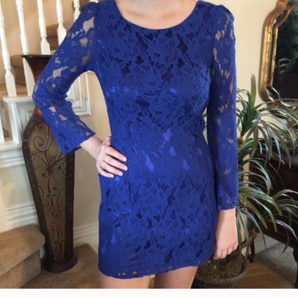 Blue dress,only worn couple of times.