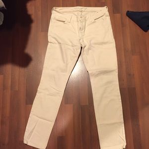 Banana Republic White Skinny Pants