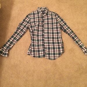Flannel long sleeve button down