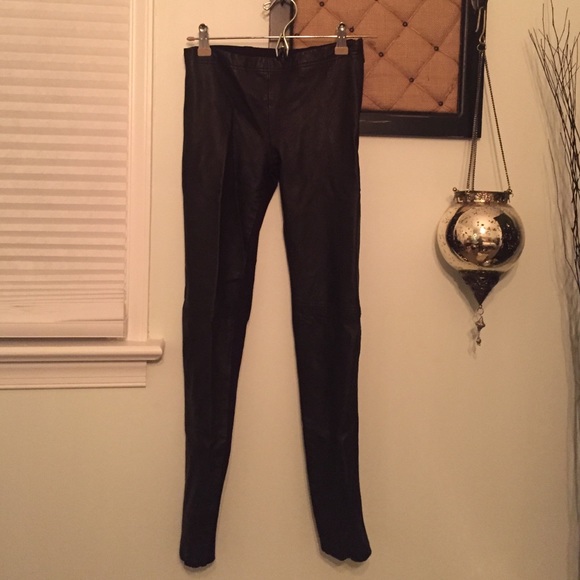 Marciano leather front leggings