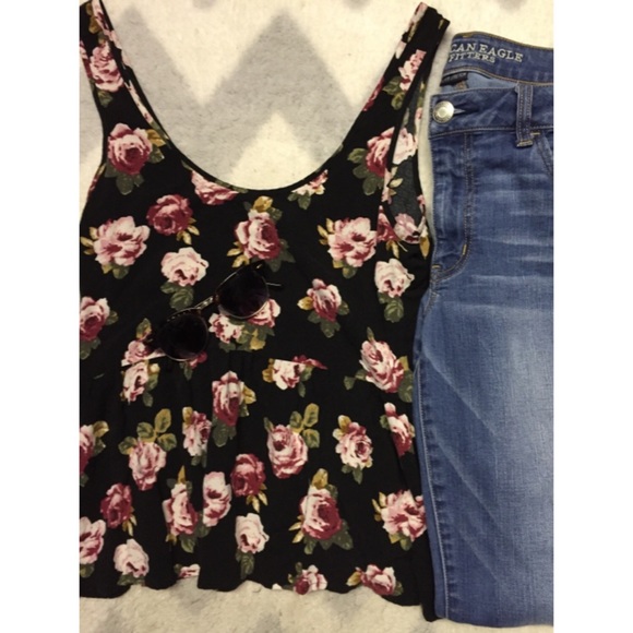 floral tank top