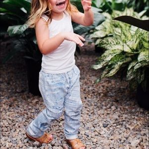 Unisex Blue Khadi Pants 2-3 Toddler