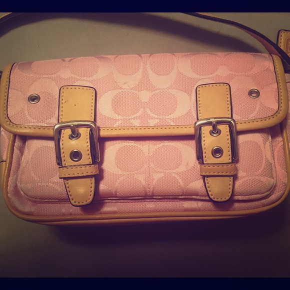 Pink Coach Purse