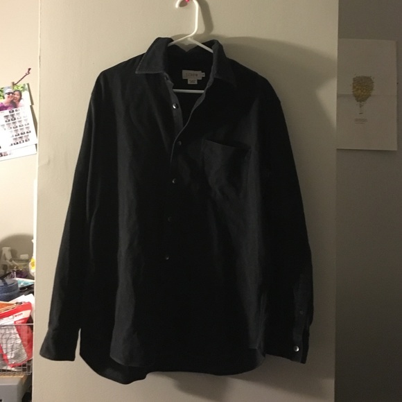 black flannel j crew