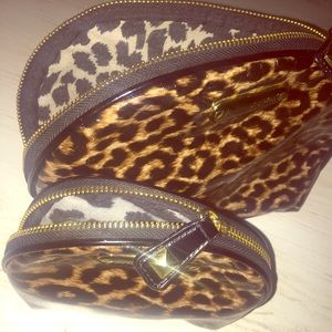 Large & Medium Betsy Johnson Cosmetic Bag Set