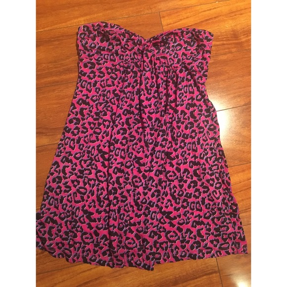 Forever 21 Dresses & Skirts - Pink Cheetah Dress size M (runs small)