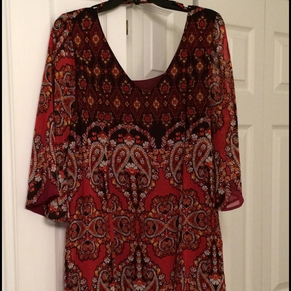 Printed-boho dress