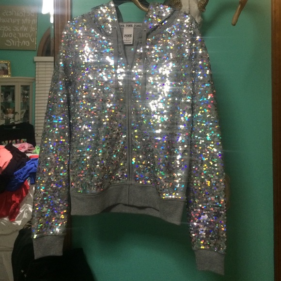 Sequin reversible jacket