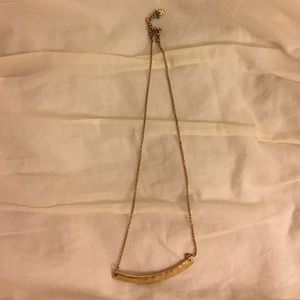 Lucky Brand Gold Bar Necklace