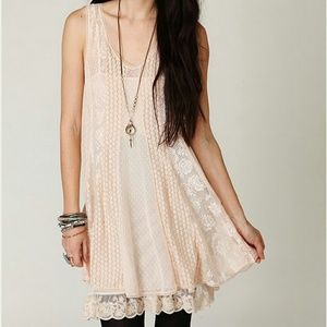 SALE: Free People Trapeze Swing Dress in Blush