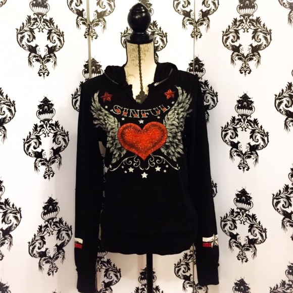 Sinful Sweaters - 🍀 Beautiful Sinful Hooded Sweater!