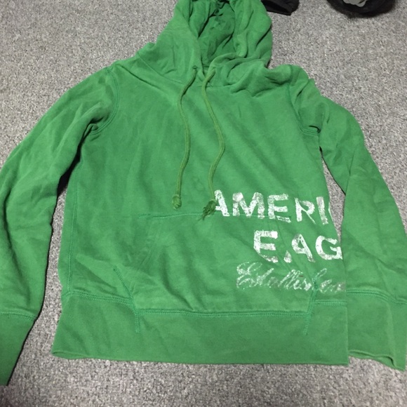 Green American Eagle hoodie