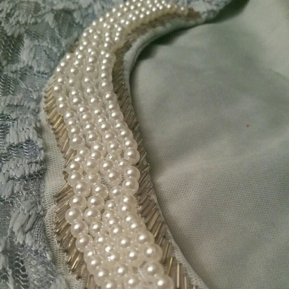 Blue Lace Top - Picture 2 of 3