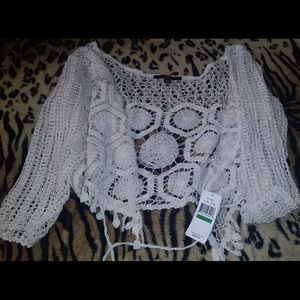 Size large lace cardigan