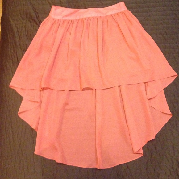 Chiffon High-low skirt