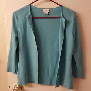 Pretty blue cardigan perfect for spring!