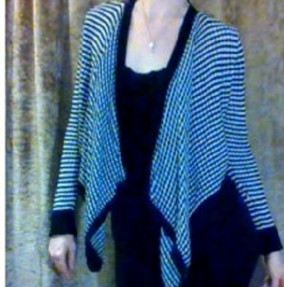 Black and white cardigan