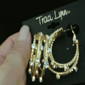 Traci Lynn Hoola Hoop earrings