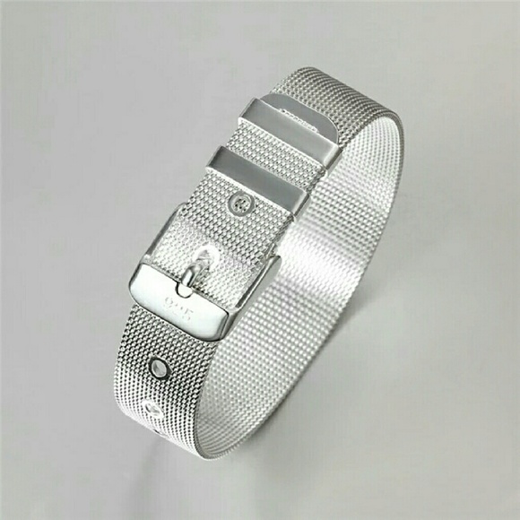 New 925 sterling silver belt bracelet - Picture 1 of 4