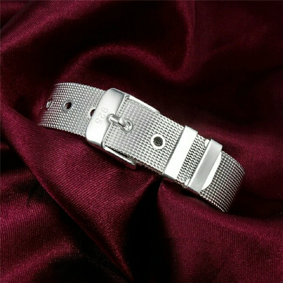 New 925 sterling silver belt bracelet - Picture 3 of 4