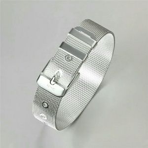 New 925 sterling silver belt bracelet