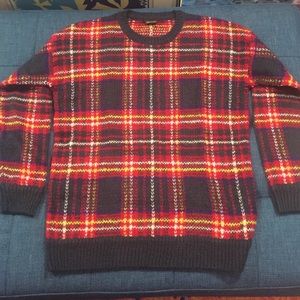 Plaid Topshop Sweater