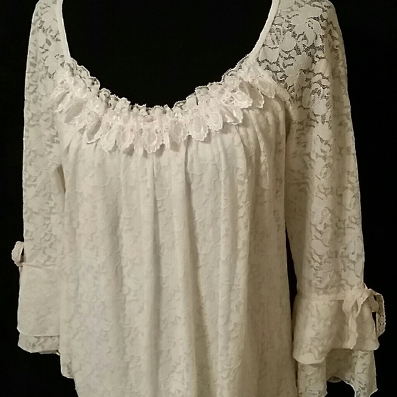 Basil and Maude lace tunic - Picture 1 of 4