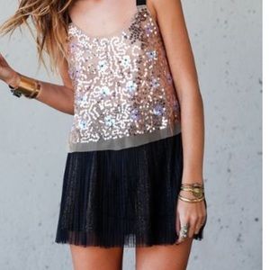 Black and Gold Tutu skirt