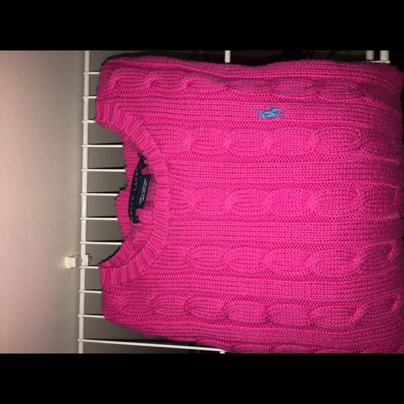 Pink cable- knit sweater - Picture 2 of 3