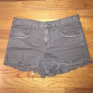 Free People denim shorts