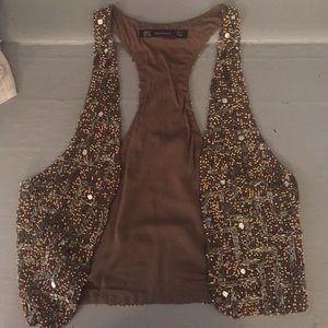 Beaded Zara Vest