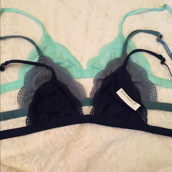 Free People Other - 3 lace bralettes