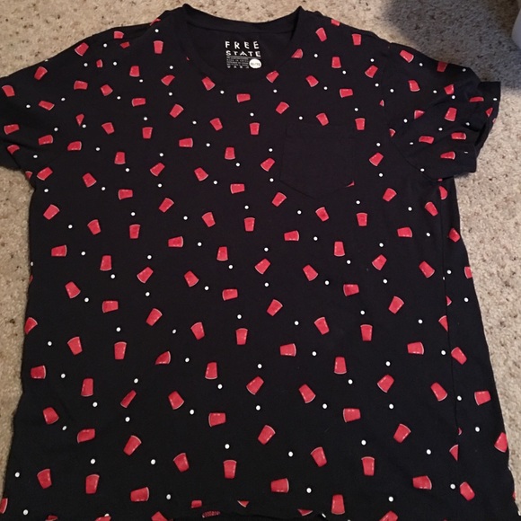 Red solo shirt