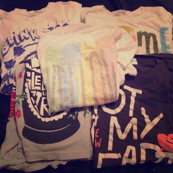 Band tees bundle
