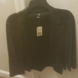 Black sequin blazer forever  21