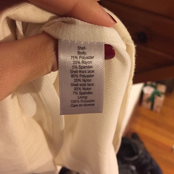 Ivory and Lace Dress - Picture 3 of 4