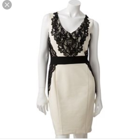 Ivory and Lace Dress - Picture 4 of 4