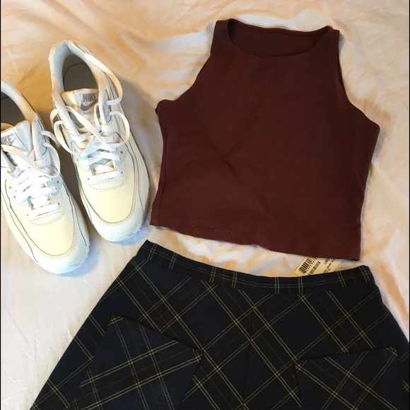 American Apparel Cotton Spandex Jersey Crop Tank