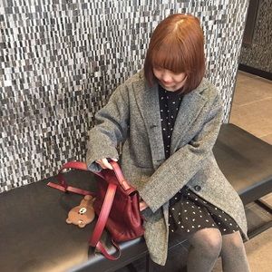 Thick Korean style coat!