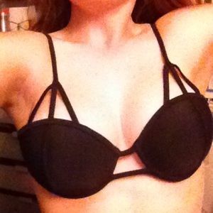 Sexy Strappy black bikini top